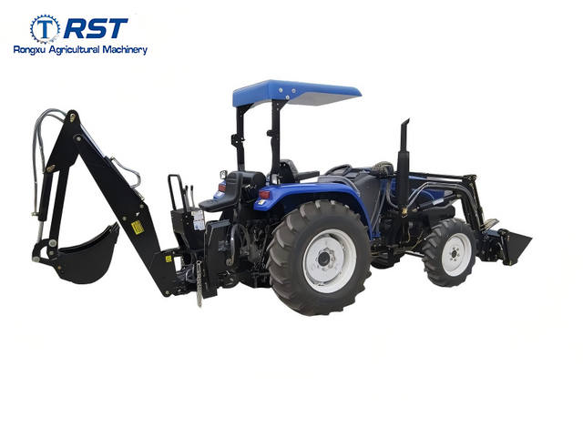 RST Tractor with Front-Mounted Agricultural Machinery