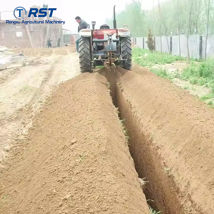 RST Tractor with Agricultural Equipment and Trencher
