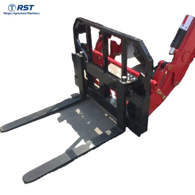 RST Tractor with Front-Mounted Agricultural Equipment